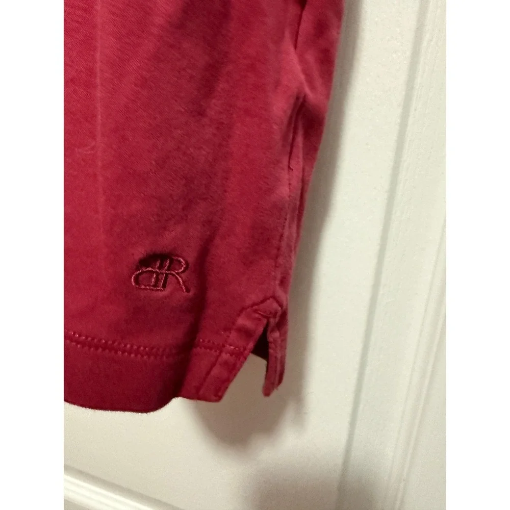 Banana Republic Mens Red Short Sleeve Collared Polo Shirt Size XL‎